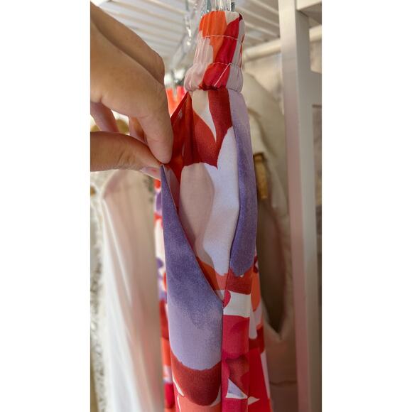 Gigio Women's Size M Multicolor Floral Flare Leg Pants #0313 - Picture 11 of 16